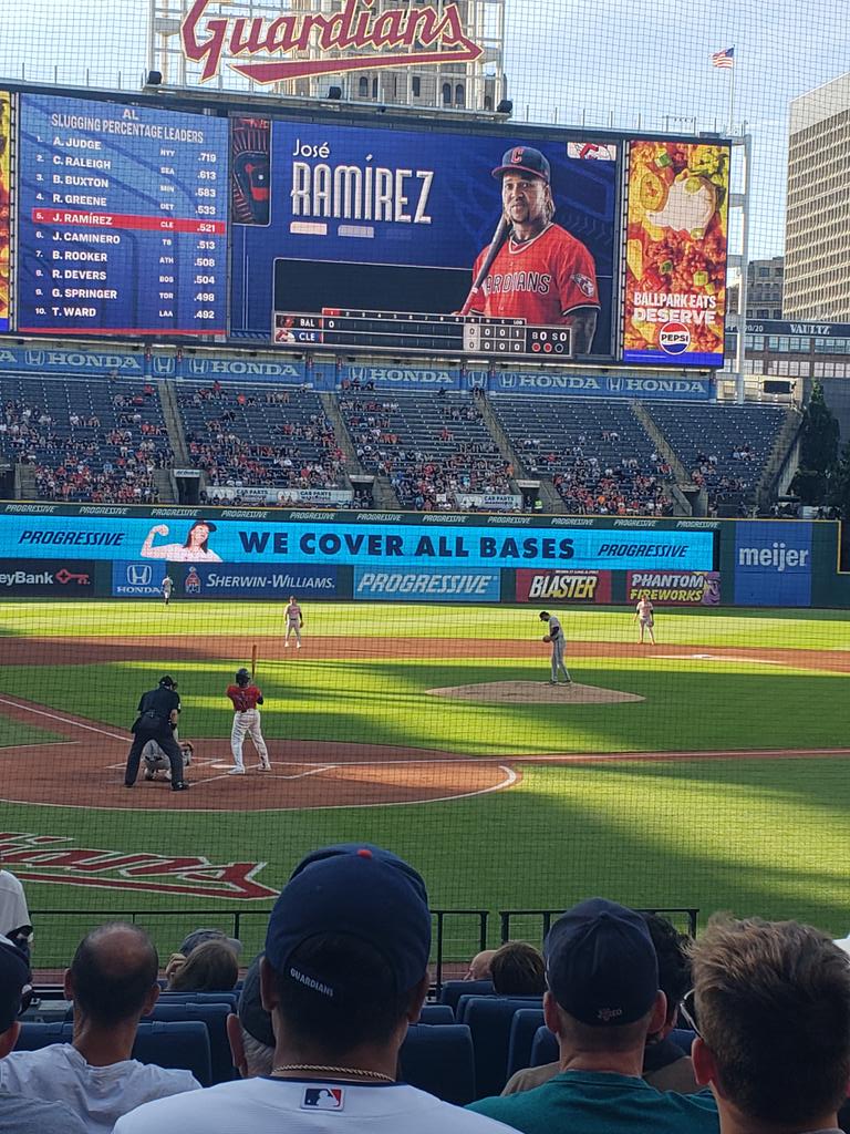 Beautiful night for a ballgame. (This was pre-dinger)