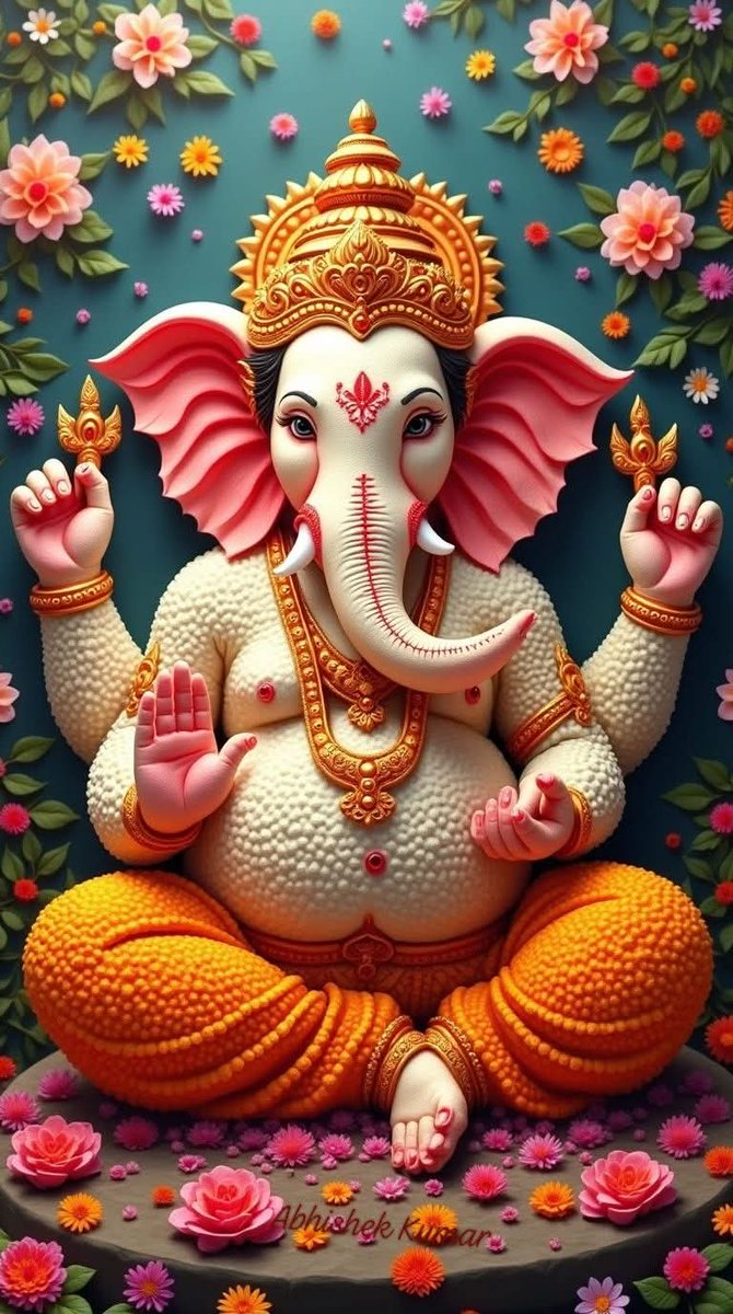 Jpawan2's tweet image. 🕉️🌞‼️#ॐ_लम्बोदराय_नमः‼️🌞🕉️
🌺🚩#ॐ_गं_गणपतये_नमः🚩🌺
🌻🚩#ॐ_वक्रतुण्डाय_नमः 🚩🌻
🌴🌞#शुभ_प्रभात🌞🌴