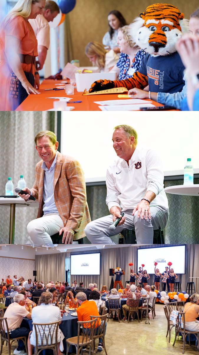 AuburnFootball's tweet image. Family, Football, Auburn. 🦅
Grateful to spend time with the Auburn Family at the 2025 Atlanta Ambush! 🧡
