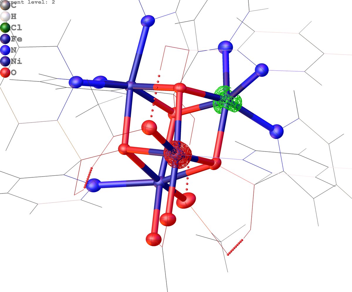 shaoliangzheng's tweet image. A student asked, "Are the metals in the Fe₂Ni₂O₄ core correctly assigned, based on the deposited #SCXRD data? " 🧐🧐doi.org/10.5517/ccdc.c… @ccdc_cambridge @J_A_C_S @IUCr #crystallography #education