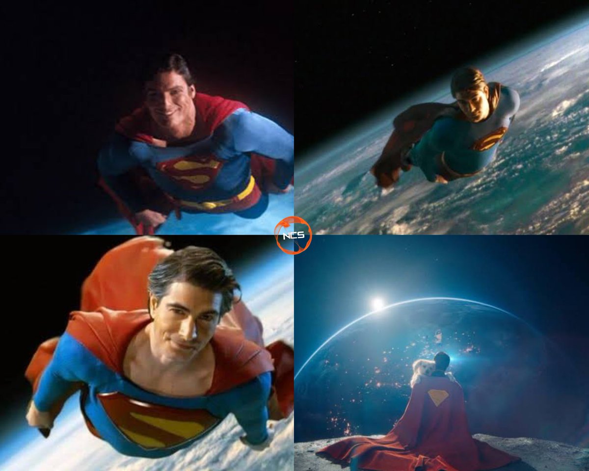 NOCsuperman's tweet image. I love when a Superman movie ends with a space scene 😌🌌 :