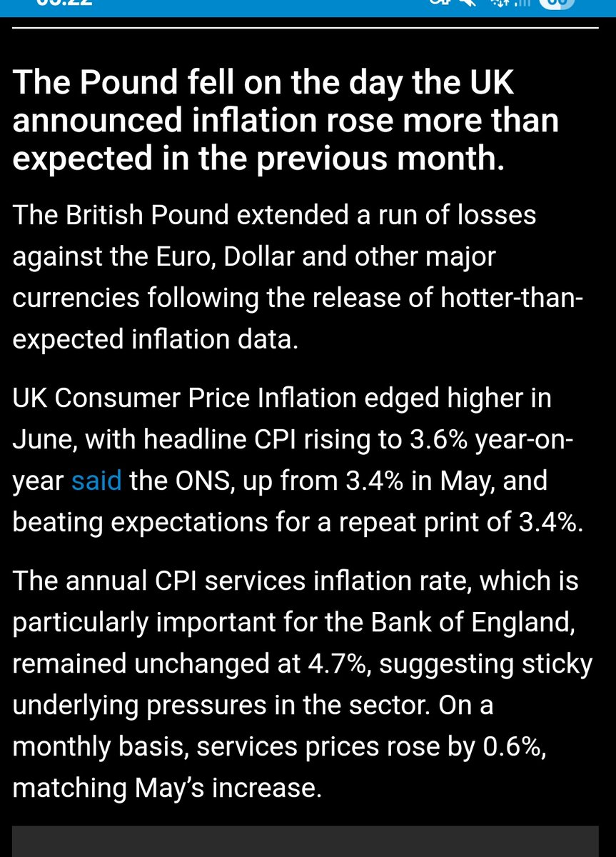 frenchieinlimbo's tweet image. Juillet 2025 .La livre sterling a chuté le jour où le Royaume-Uni a annoncé que l'#inflation avait augmenté plus que prévu au cours du mois précédent.
La livre sterling a prolongé une série de pertes contre l'euro, le dollar et d'autres devises majeures suite à la publication de…