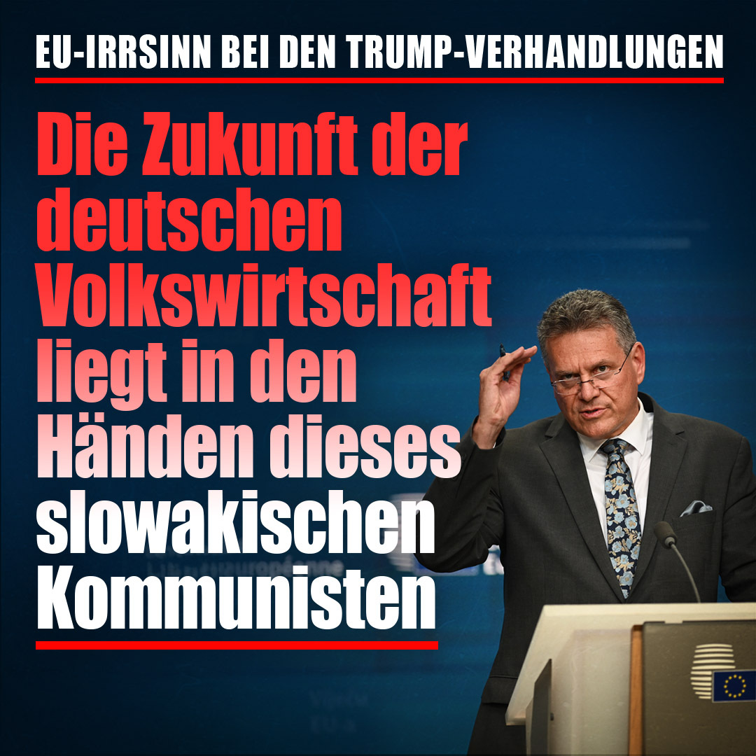 niusde_'s tweet image. In wenigen Tagen will US-Präsident Trump die Zölle auf Einfuhren in die USA auf 30 Prozent erhöhen. Statt dieses Desaster für die deutsche Volkswirtschaft selbstbestimmt abzuwenden, nimmt Kanzler Merz stoisch hin, dass Dritte für unser Land verhandeln.
nius.de/politik/news/e…