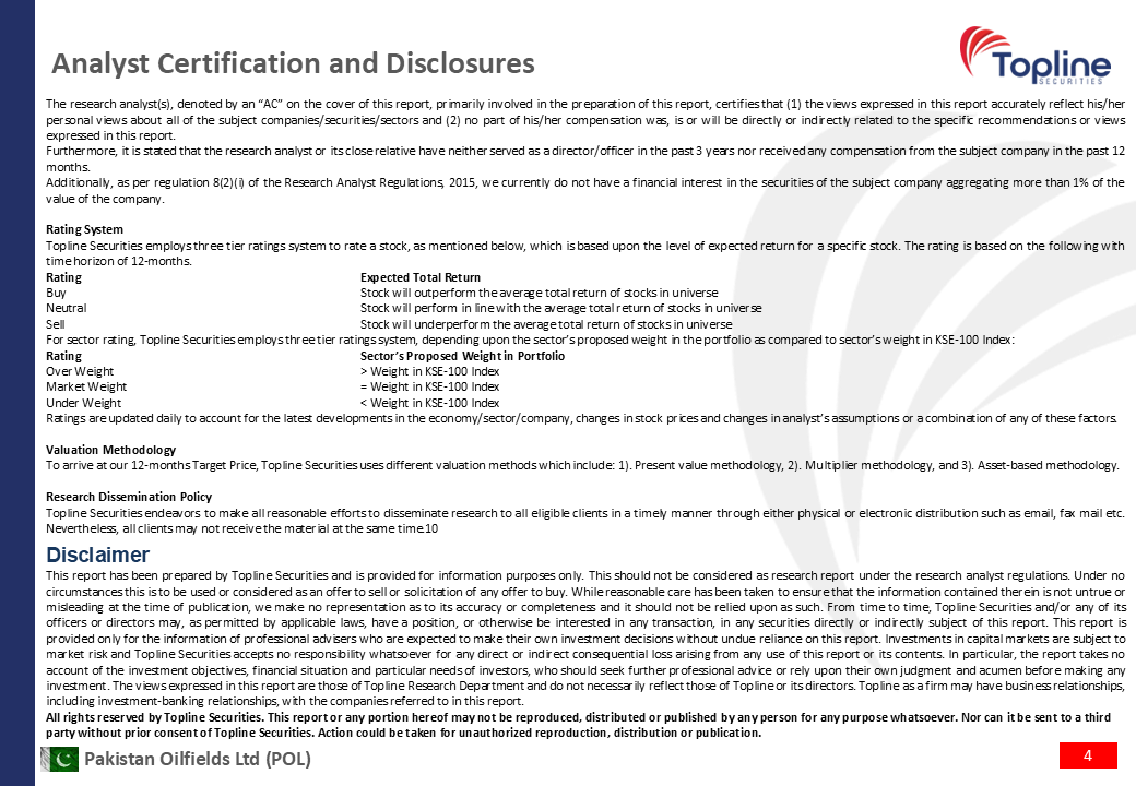 Pakistan Oilfields (POL) - Earnings revised down; BUY maintained
(Jul 23, 2025)