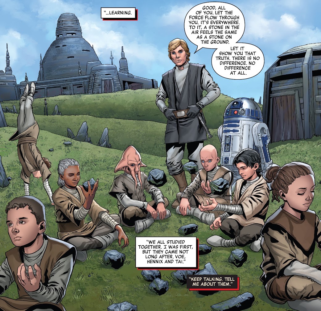 SCentralized's tweet image. Reminder that Luke had a badass orange Twi'lek teaching young Jedi students lightsaber techniques and we've still never seen a picture of them