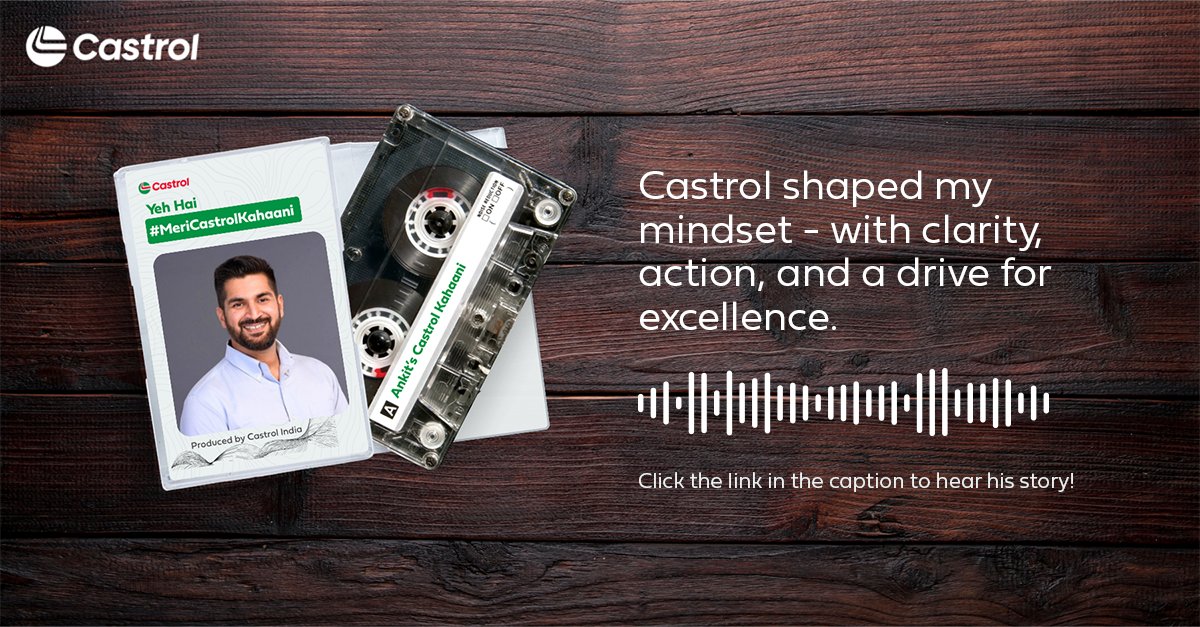From organizing nation-wide initiatives to expanding core services, Castrol was where Ankit learned to chase clarity over noise and impact over activity. 

Surrounded by people who listened and backed him, His #MeriCastrolKahaani is all about the mindset that guides him till