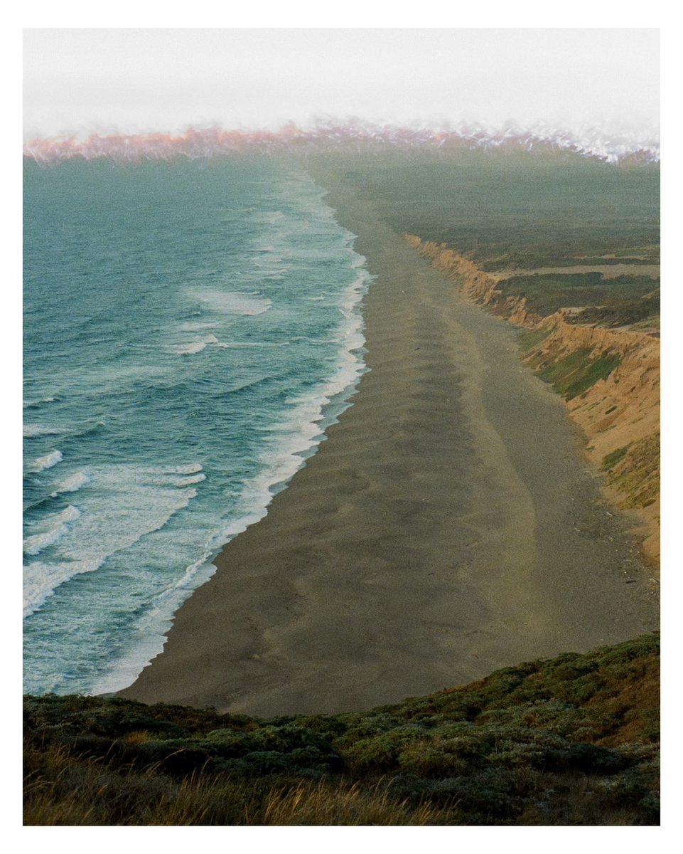 the color blue on 120 and 35mm film