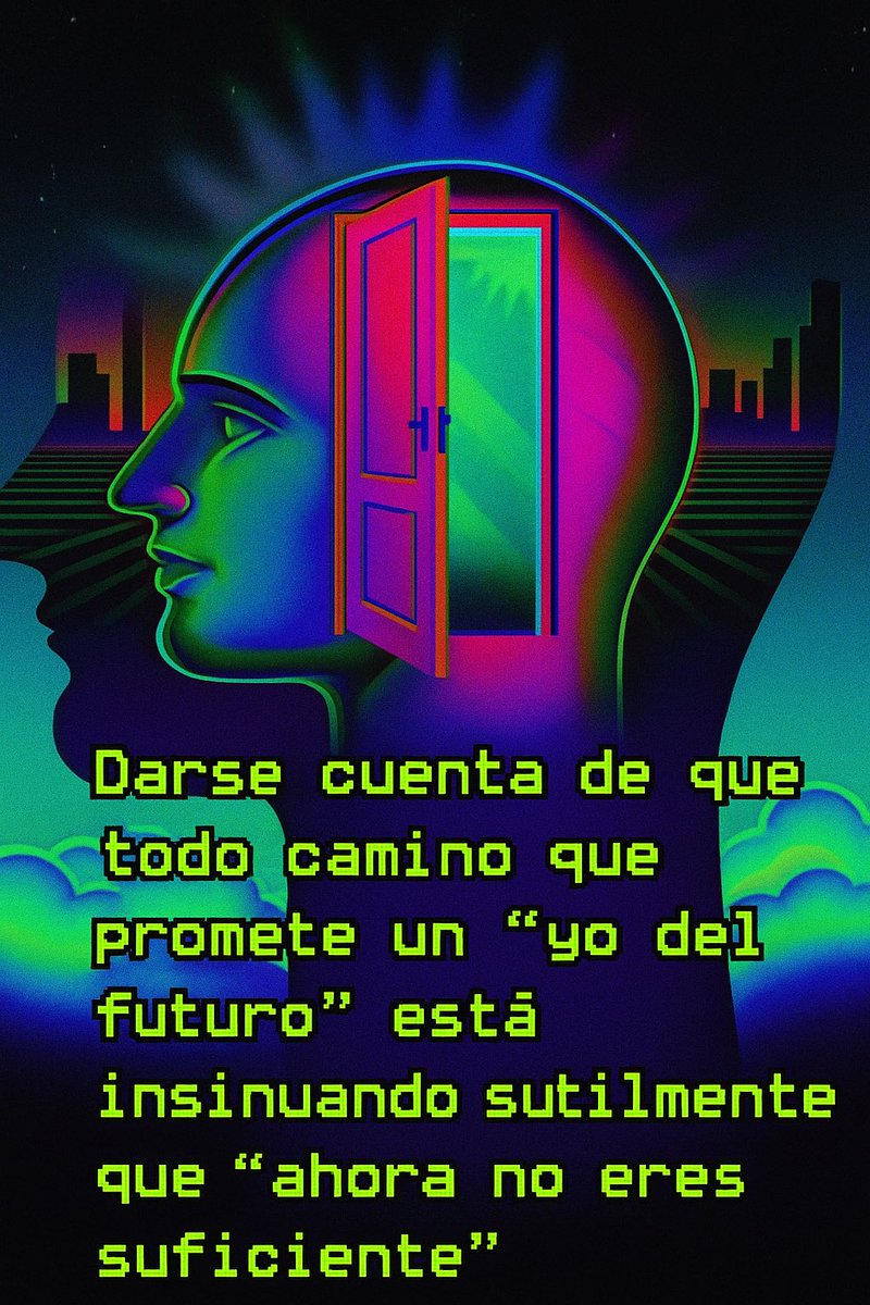 sheismagique's tweet image. Si te promete que vas a llegar ahΓ, ese camino no es real. Tu mejor versiΓ³n es aquΓ y ahora