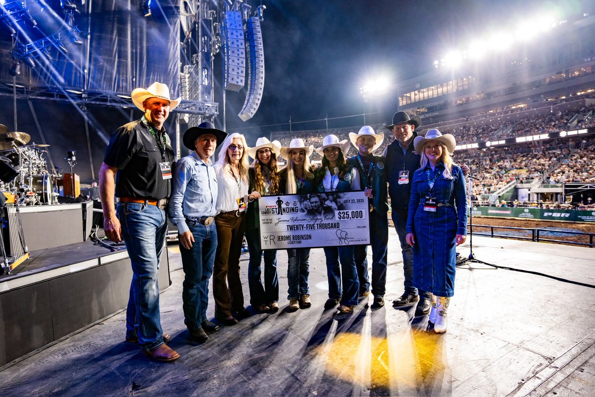 CSURams's tweet image. In honor of CSU Alumnus & PBR Rodeo legend Jerome Robinsonโs lifelong impact, @PBR is introducing the Jerome Robinson Fund with a $25,000 to the CSU Rodeo Team!
Donations can be made to the Jerome Robinson Fund benefitting CSU Rodeo!๐
๐CSURa.ms/CSURodeo
#Relentless xโฆ