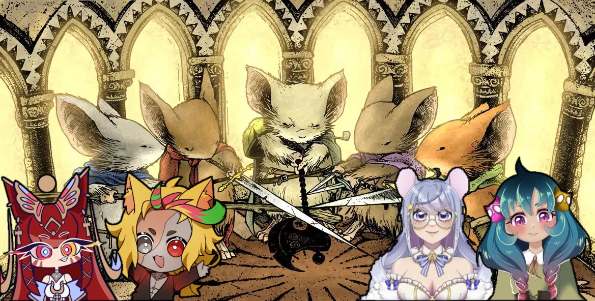 Lipiec się kończy a ja wciąz nie zapowiedziałem Mysiej Straży. Nie, moja pamięc nie zawiodła.
Po prostu pokonał nas stary potwór - harmonogram.

Sesje przenosimy na Sierpień. Wkrótce zapowiedź. A póki co to przedstawiam strażników: <a href="/VTSeon/">SeonVT</a> <a href="/_TheSerek/">Nekokoneko0</a> <a href="/NezumiKumomi/">☁️ Nezumi ☁️🐭</a> <a href="/hiteeeeek/">🦝 | hiteeeeek | PLVtuber | 🐭</a>