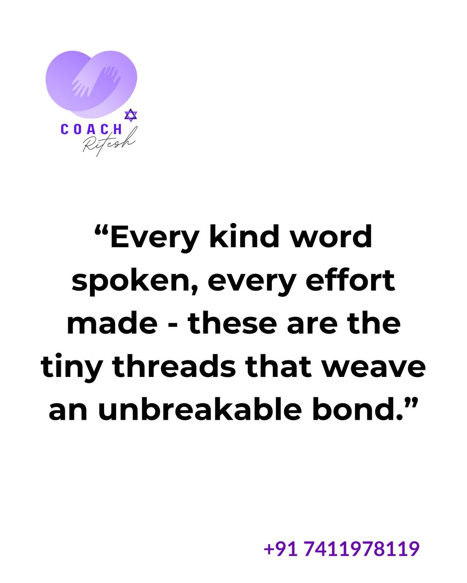 RiteshB_coach's tweet image. Kindness and effort may seem small, but they are what strong bonds are truly made of.

What’s one small thing I can do today that might mean everything to someone?

#KindnessInAction #StrongConnections #CoachRitesh #MicroMomentsMatter #mission100thousand