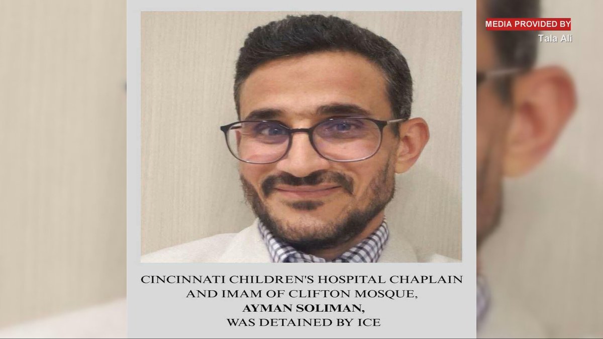 Local12's tweet image. A former Cincinnati Children's Hospital chaplain will remain in the Butler County Jail for now following an immigration hearing.
tinyurl.com/rnafpddr