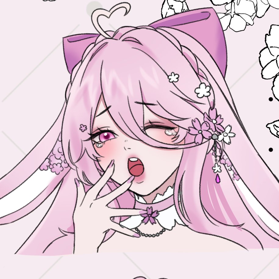 yinaerie's tweet image. zoom in of two of my absolute favorite details i did!! 🌸 #sakurahart