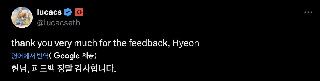 Hyeon | Nillion โ: ๐ฆญ/acc (@hyeon__dev) on Twitter photo ์ข
๋ช
์ด์ ๋ธ๊น x Noise testnet access code 10์๋ฆฌ
์ ๋ <a href="/noise_xyz/">Noise</a> ์ ํต์ฌ ํค์๋๋ฅผ '๊ธฐ์กด ์ธํฌํ์ด ํ๋ก์ ํธ๋ค๊ณผ์ ์ฐจ๋ณ์ ', '์ค์ ์ฌ์ฉ์๋ผ๋ฉด ๋๋ ์ฌ์ฉ ๊ฒฝํ', ๊ทธ๋ฆฌ๊ณ 'ํ๋ก๋ํธ ์์ธก (ํธ์ํฐ์ ๋์ณ๋๋ ์คํฌ๋ฆฐ์ท๋ค์ ๊ธฐ๋ฐ์ผ๋ก ์ด๋ฐ ๊ฑฐ๋๋ฅผ ๊ฒฝํํ๊ณ ์ถ๋ค)' ์ธ ๊ฐ์ง๋ก ์ ๋ฆฌํ์ต๋๋ค.
์ด๋ฒ์ ์ข
๋ช
์ด์ ๋ธ๊น x Noise testnet access code 10์๋ฆฌ
์ ๋ <a href="/noise_xyz/">Noise</a> ์ ํต์ฌ ํค์๋๋ฅผ '๊ธฐ์กด ์ธํฌํ์ด ํ๋ก์ ํธ๋ค๊ณผ์ ์ฐจ๋ณ์ ', '์ค์ ์ฌ์ฉ์๋ผ๋ฉด ๋๋ ์ฌ์ฉ ๊ฒฝํ', ๊ทธ๋ฆฌ๊ณ 'ํ๋ก๋ํธ ์์ธก (ํธ์ํฐ์ ๋์ณ๋๋ ์คํฌ๋ฆฐ์ท๋ค์ ๊ธฐ๋ฐ์ผ๋ก ์ด๋ฐ ๊ฑฐ๋๋ฅผ ๊ฒฝํํ๊ณ ์ถ๋ค)' ์ธ ๊ฐ์ง๋ก ์ ๋ฆฌํ์ต๋๋ค.
์ด๋ฒ์