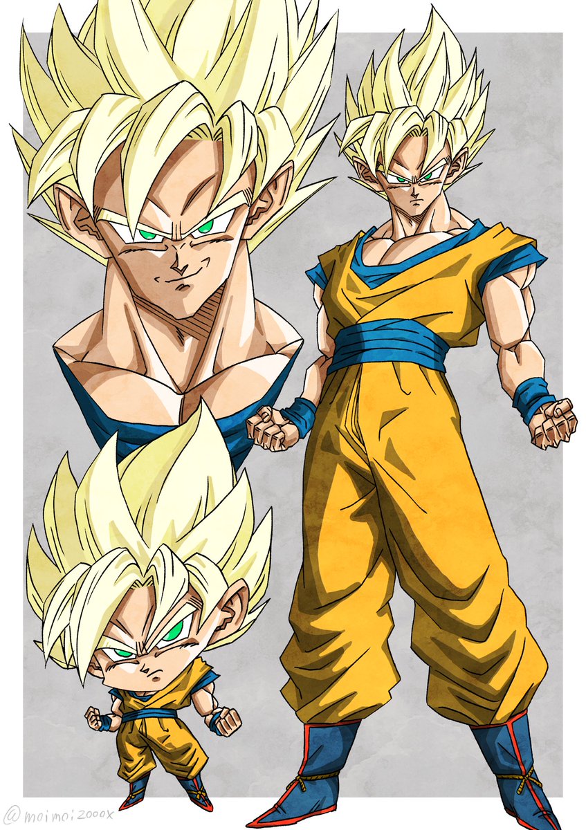 moimoi2000x's tweet image. クリーム色のスーパーサイヤ人
 #ドラゴンボールイラスト