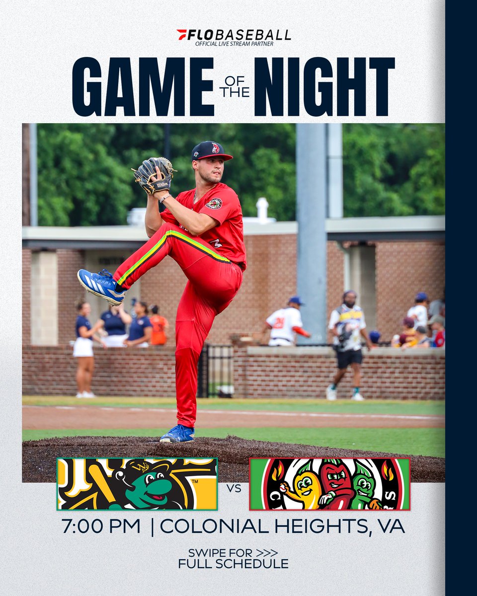 CPLBaseball's tweet image. Keep your eyes on this one y'all 👀
Watch the @WilsonTobs at the @GoChiliPeppers tonight through @FloCollegeBSB
#TheFutureIsNow