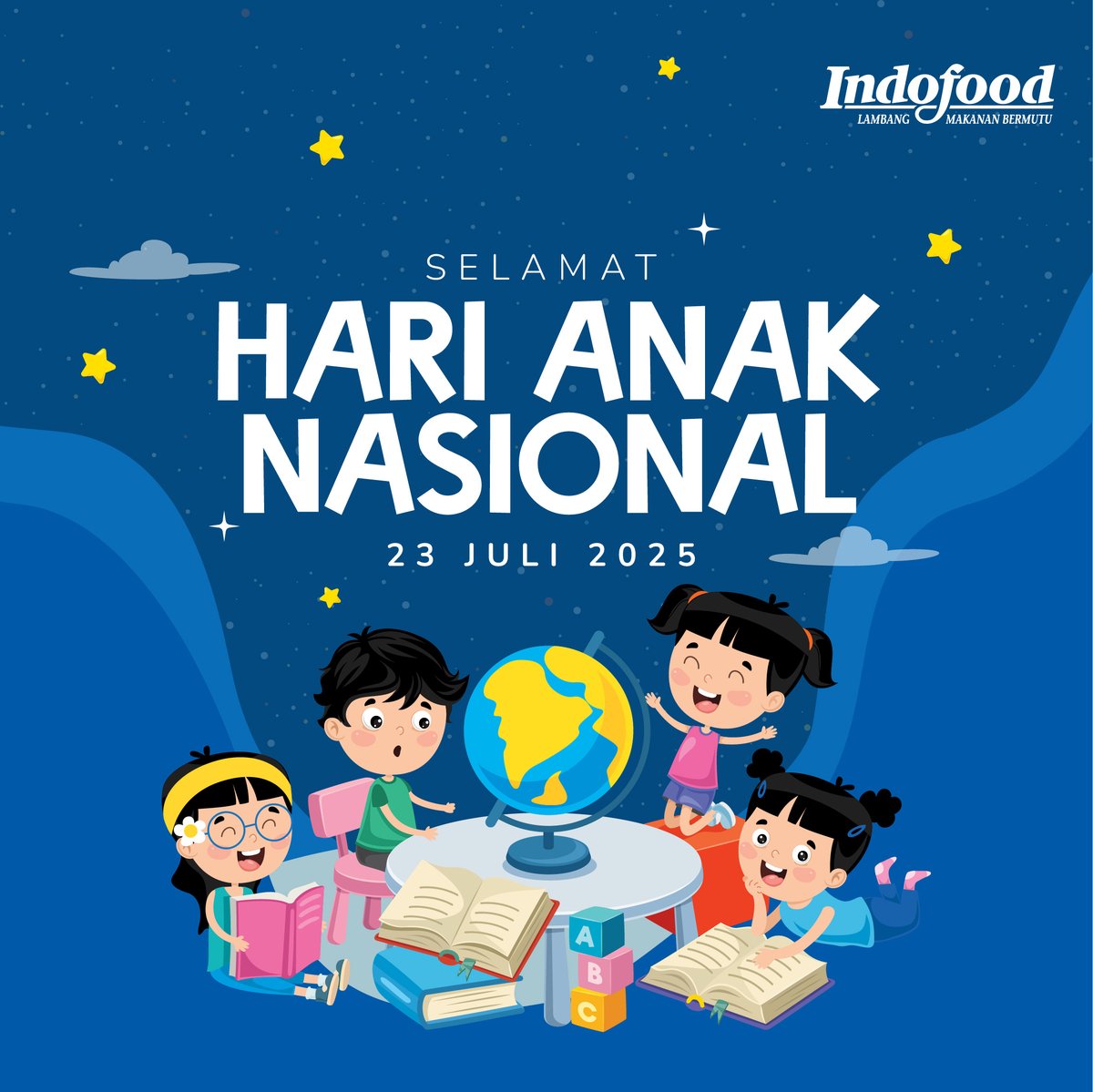 Selamat Hari Anak Nasional!

Anak-anak adalah harapan dan masa depan bangsa, mari kita berikan pendidikan yang berkualitas, lingkungan yang aman, dan ciptakan dunia yang lebih baik untuk mereka agar tumbuh dan berkembang menjadi generasi yang cerdas.

#HariAnakNasional #Indofood