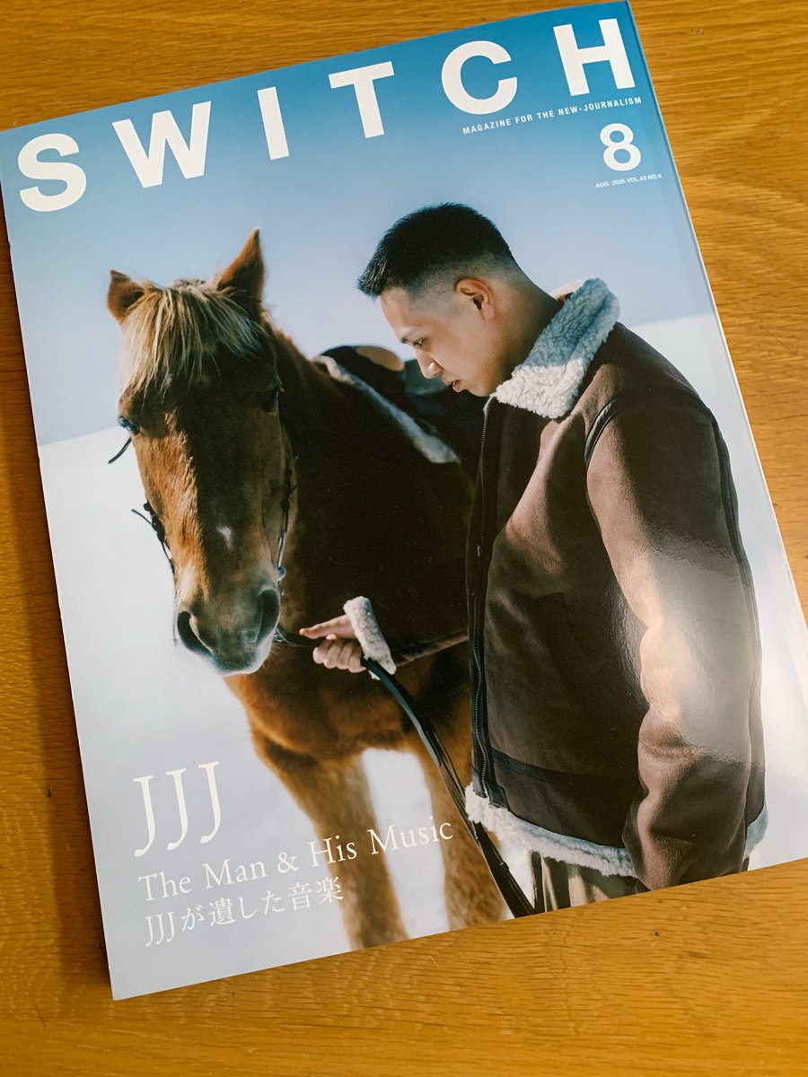 発売中の雑誌「SWITCH」にJJJについてKazuhiko Fujitaが寄稿しております。
よろしくお願いいたします。

雑誌「SWITCH」8月号
【特集 JJJ The Man &amp; His Music】

switch-store.net/SHOP/SW4308.ht…