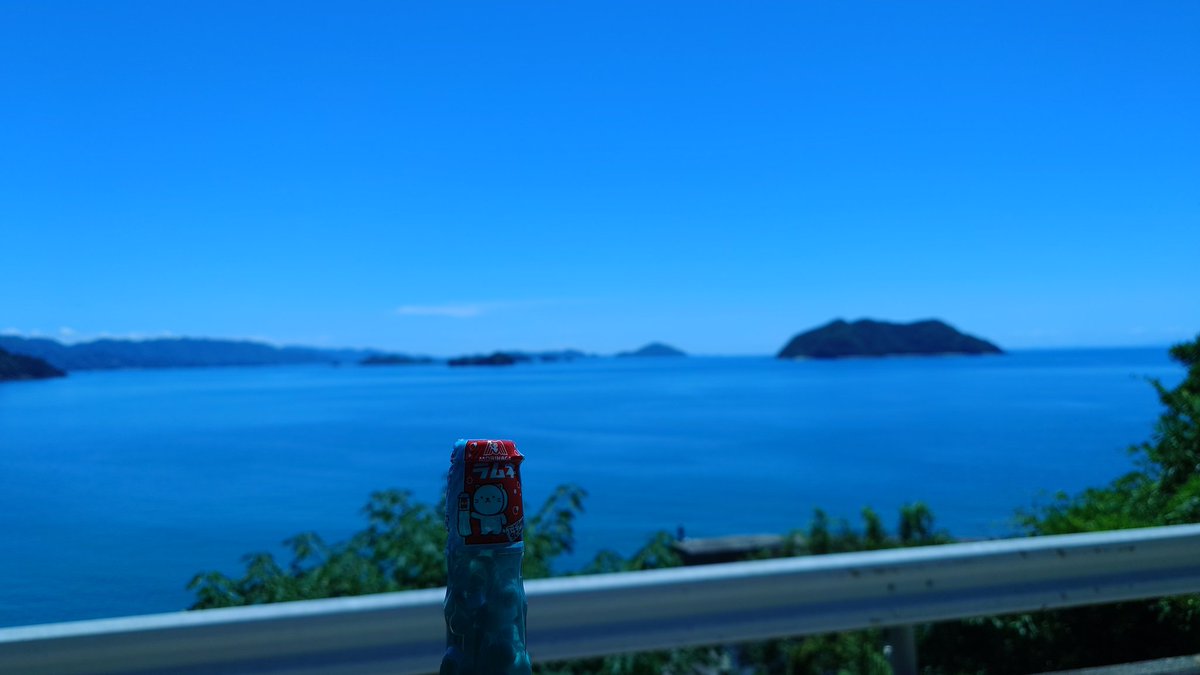 伊方の小島達とラムネちゃん