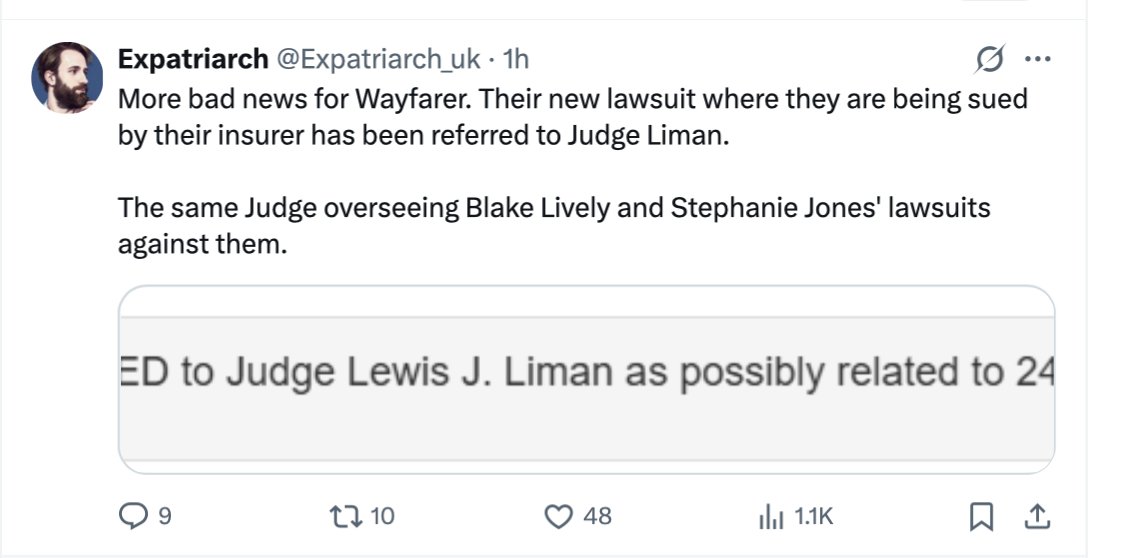 spiritualshift_'s tweet image. Even people who support Blake Lively can see how biased Judge Liman is in her favor. 😏🙄🫤😞😔👇