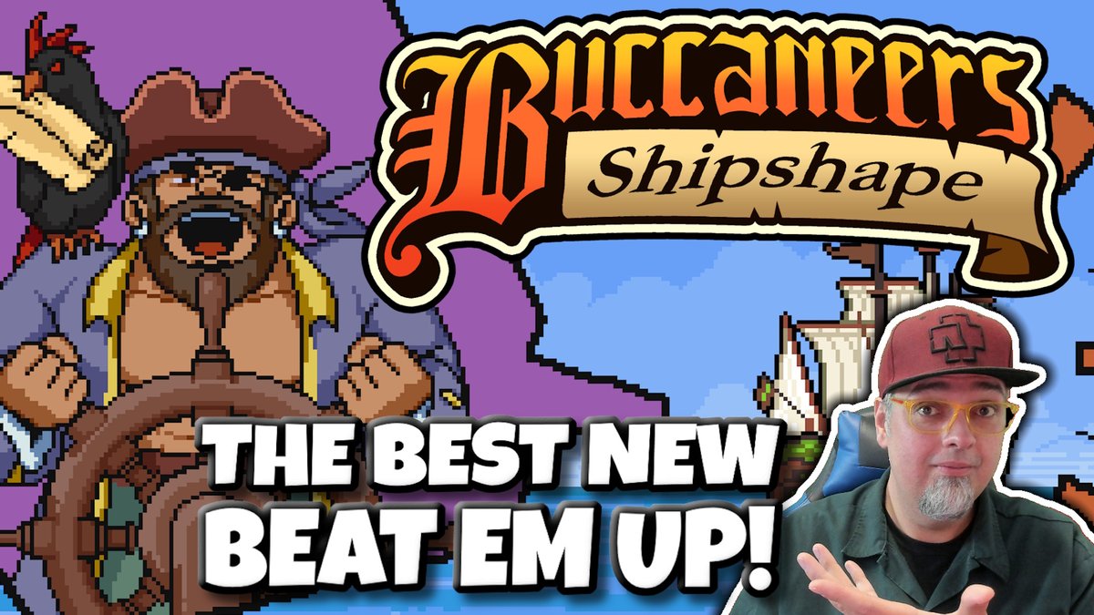 madlittlepixel's tweet image. This NEW Retro Style Beat Em Up is as close to PERFECT as I can imagine... Buccaneers Shipshape!
Watch my edited playthrough on YouTube here: youtu.be/iezJG8ayJAQ