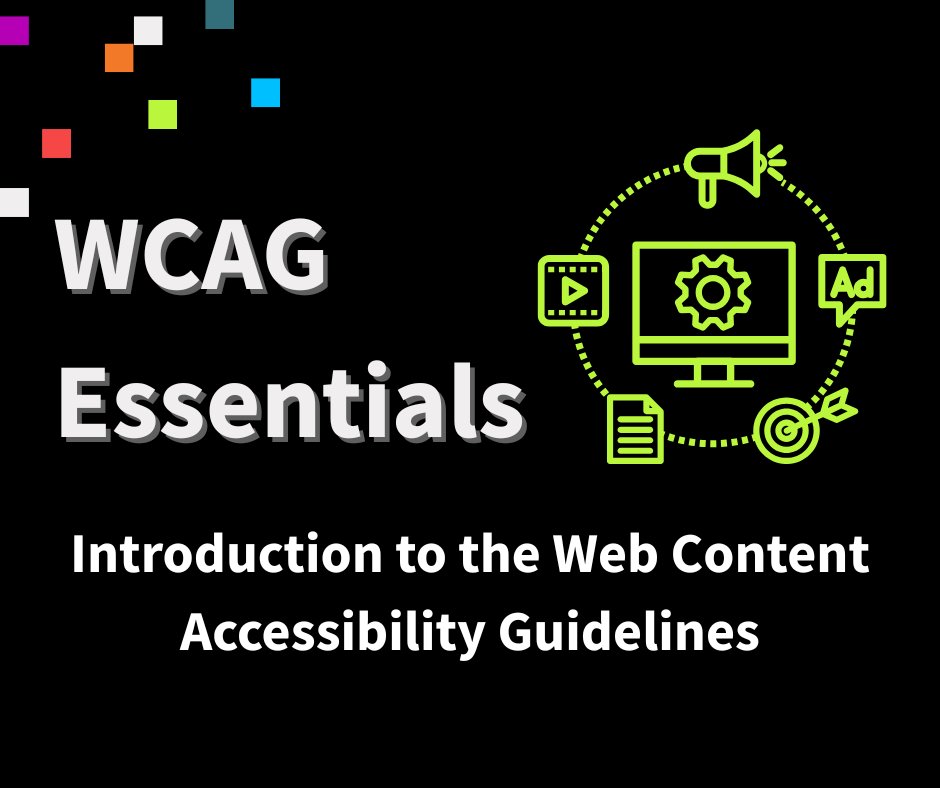 Introducing #WCAGEssentials! We'll break down the Web Content Accessibility Guidelines into easy-to-understand explanations. Stay tuned for in-depth looks at each aspect of WCAG &amp; how it shapes accessible digital content! #a11y #accessibility
