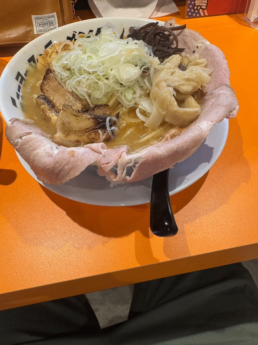 この前行ったラーメン屋🍜