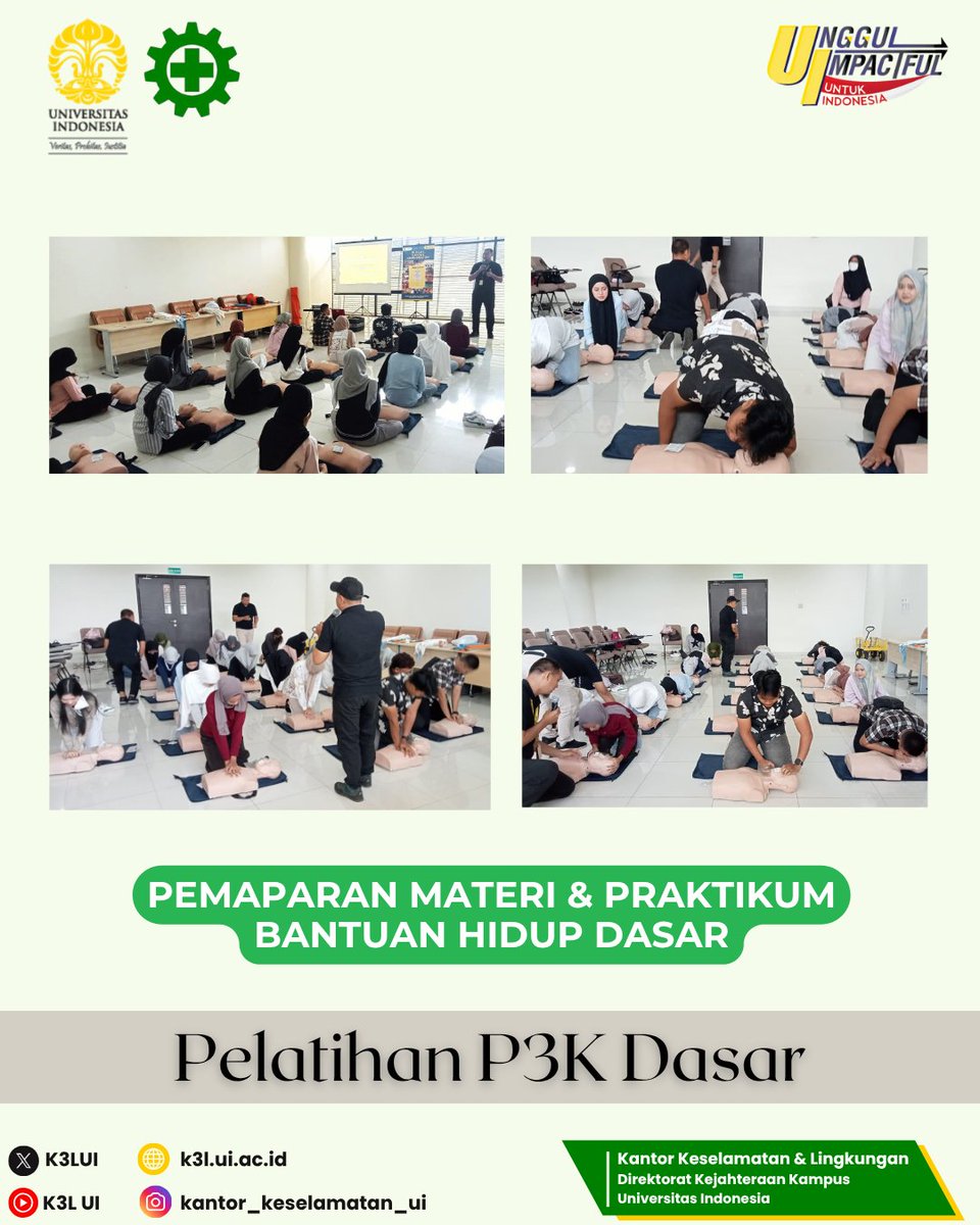 Kantor Keselamatan dan Lingkungan UI tweet media