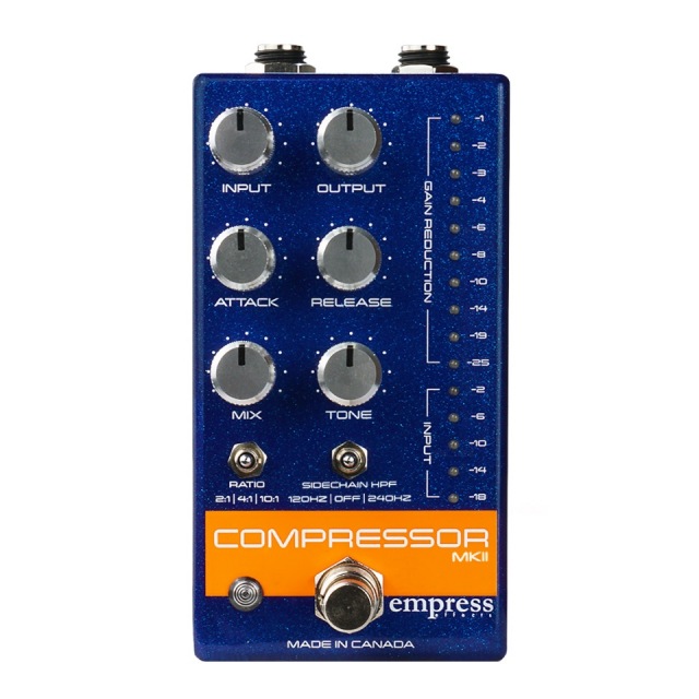 miyajipro's tweet image. 【#宮地楽器RPM 入荷情報!】
Empress Effects/Compressor MKII Blue
shop.miyaji.co.jp/SHOP/ka-r-0415…
アタック&リリースをそれぞれ調整可能!とにかく音作りの幅の広さが特徴!
本日入荷!今なら即納!
店頭にも展示しておりますので、是非お越しくださいませ。
ご来店予約はこちらから↓…
