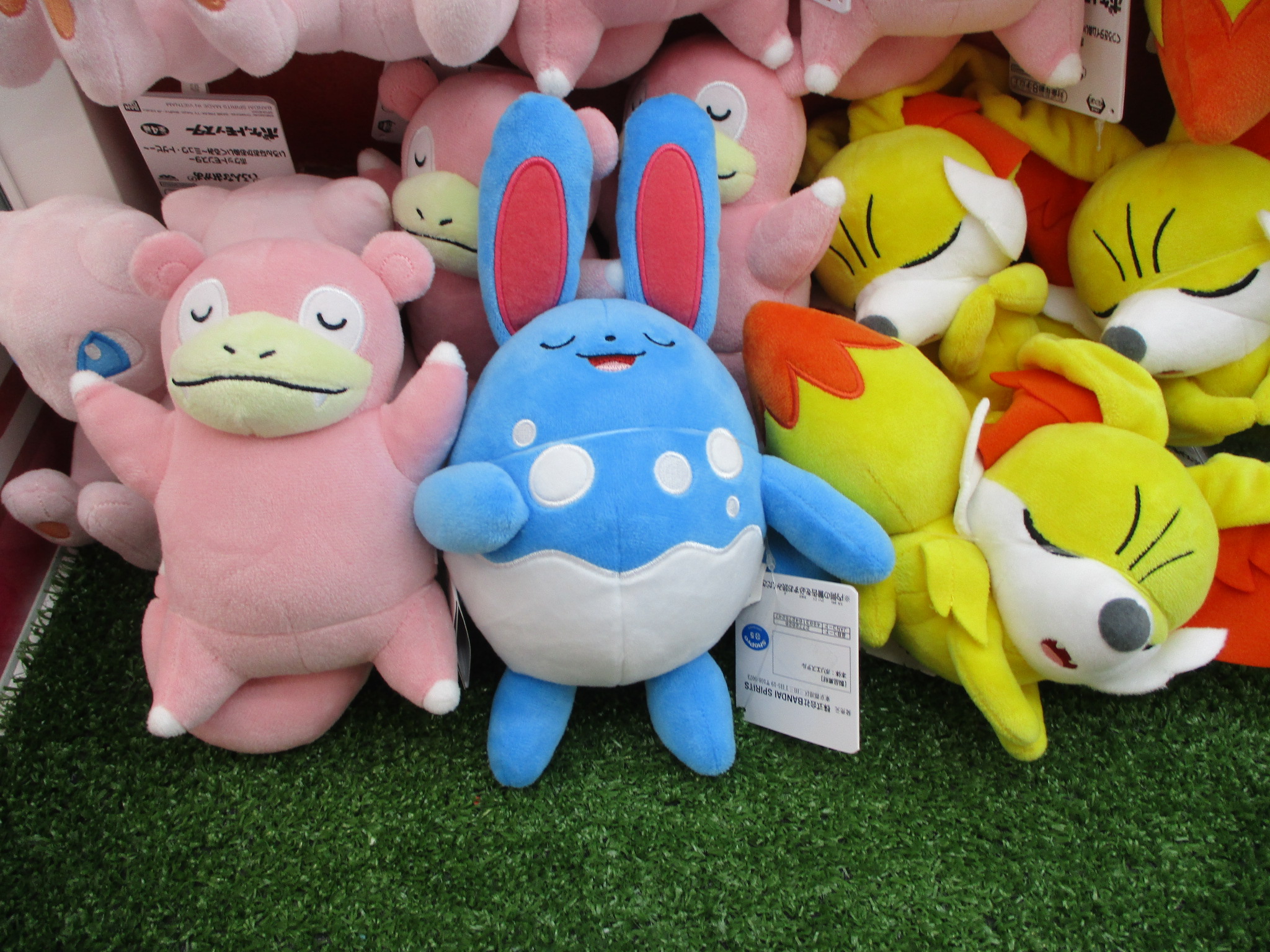バラ売り可！超人気破格6体ポケモン　くつろぎタイム～ヤドン・マリルリ・フォッコ～ ポケットモンスター くつろぎタイムぬいぐるみ～ヤドン