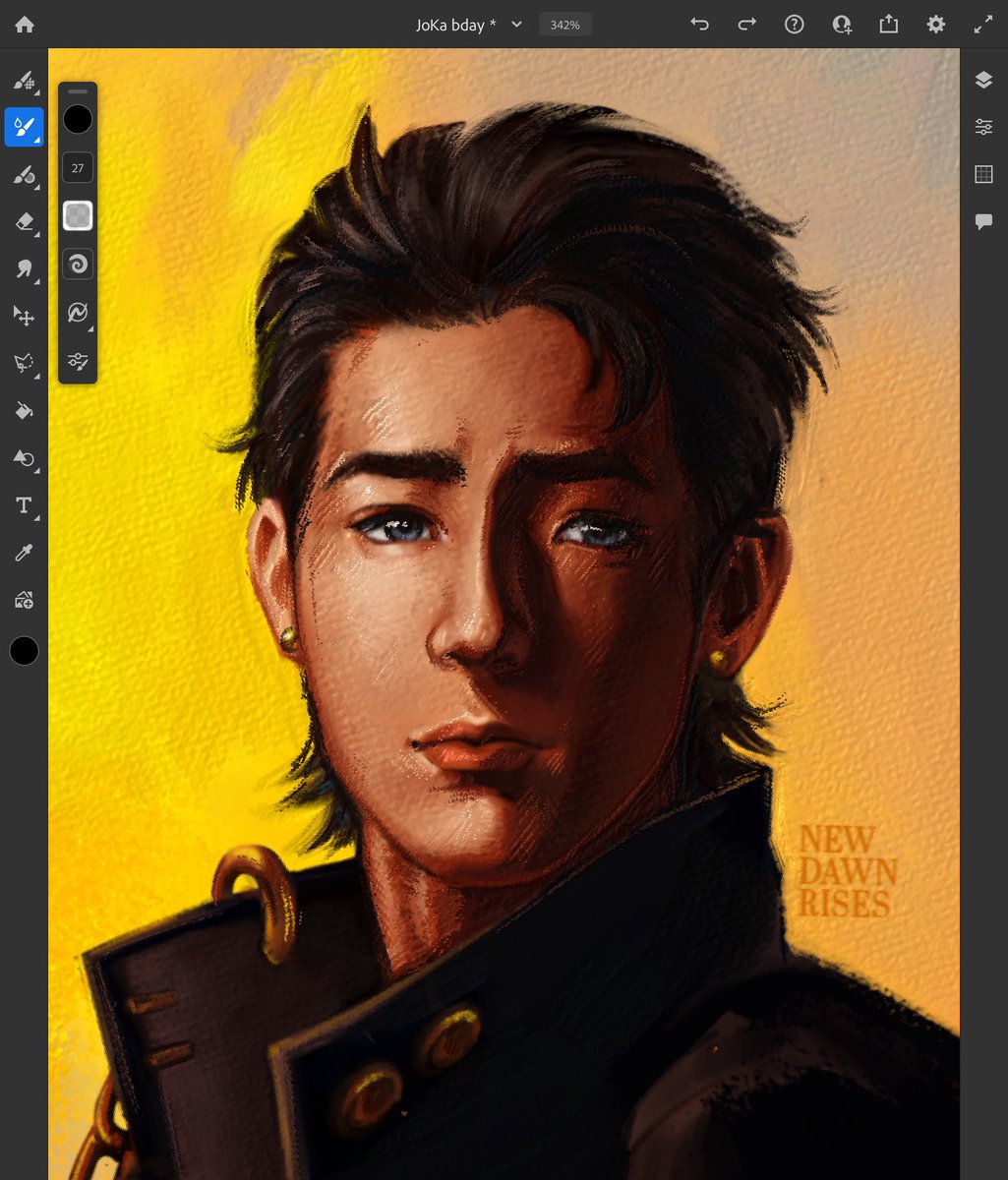 newdawnrises's tweet image. Its easy to forget Jotaro was just 17 in SDC
#JJBA #JoJosBizarreAdventure