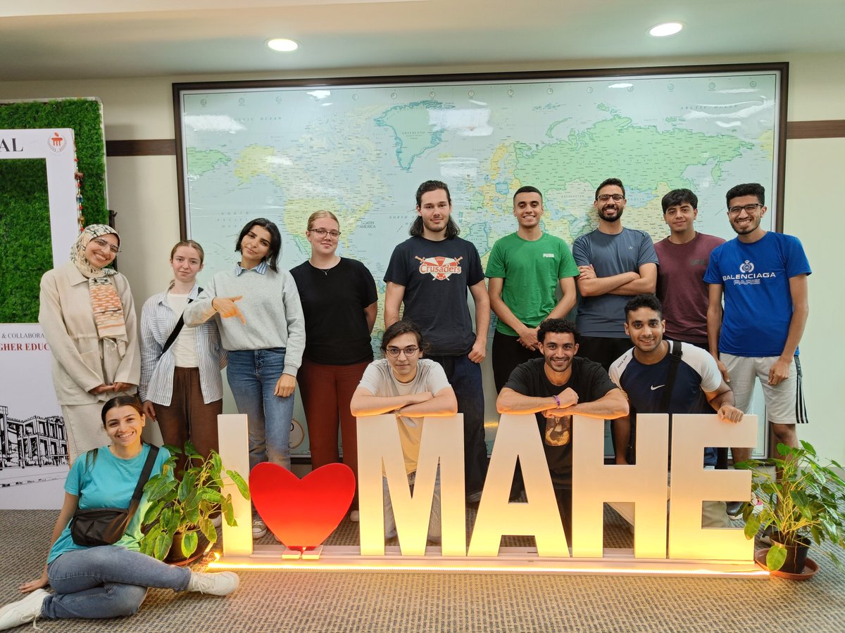 MAHE proudly welcomes AIESEC interns from Tunisia, Egypt, and Romania, fostering global learning and cultural exchange.