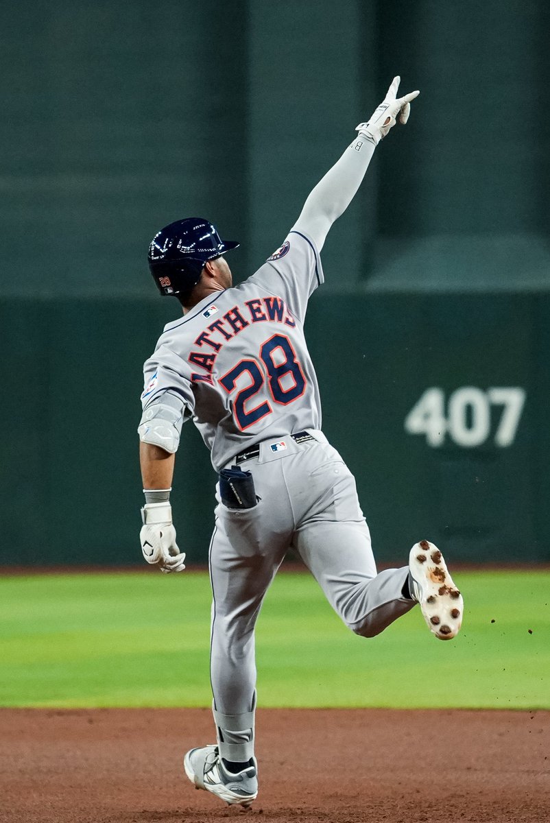 JustBB_Media's tweet image. Astros hitters under 24 with 3 homers and 7 RBIs in a two game span:
- Yordan Alvarez
- Carlos Correa
- Brice Matthews