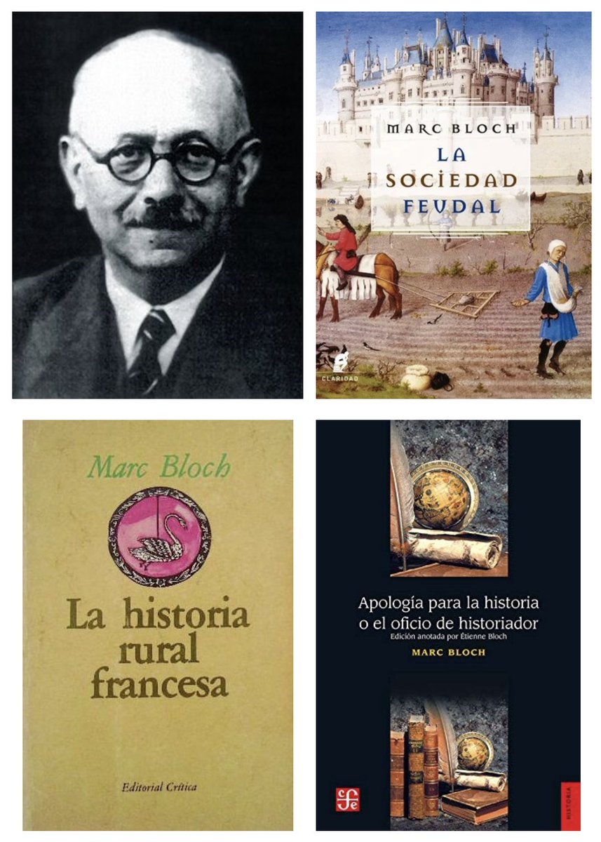 GerardoMunck's tweet image. El historiador francés Marc Bloch fue un miembro destacado de la Escuela de los Annales sobre historia social. Su obra más conocida es La sociedad feudal.
Descarga de La sociedad feudal: significanteotro.wordpress.com/wp-content/upl…
Descarga de Apologia para la historia: jcguanche.wordpress.com/wp-content/upl…