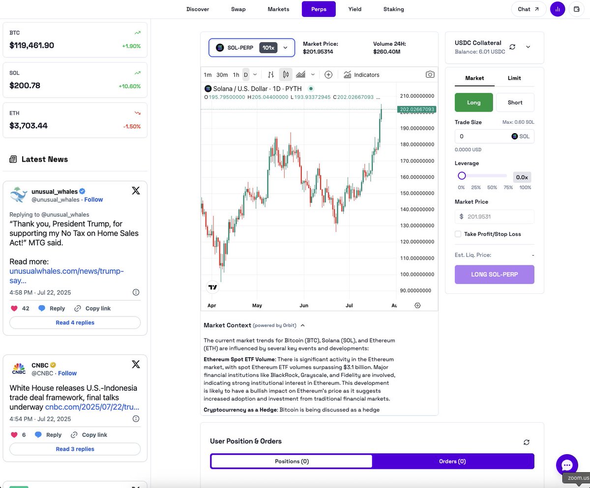 orbitcryptoai's tweet image. Orbit Markets, Orbit Terminal, and Orbit Chat/Voice.

All in one place.

Meet the Bloomberg Terminal for crypto. But powered by AI agents.