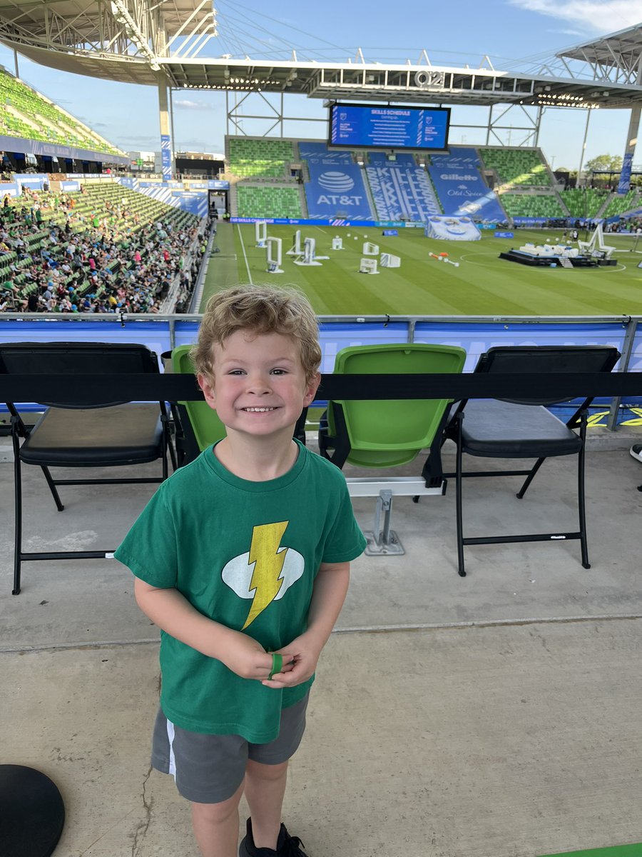 DrSwim_Phil's tweet image. Mateo picked some good seats for the @MLS All-Star Skills Challenge. Not shown: him being ALL-IN and the people around us loving it! @AustinFC