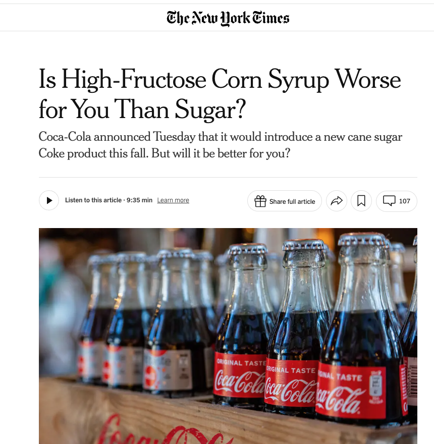 awgaffney's tweet image. Both become the same identical monosaccharides in our gut — glucose and fructose. Is the general knowledge? In fact, basically everything we eat is broken down to a small selection of identical molecules in our abdomens.