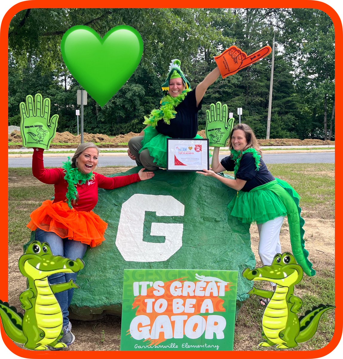 Accepted the Top 25 Award on behalf of our amazing PE team, Mr. Sargent &amp; Mr. Haynes, &amp; our GES families, for their outstanding partnership with the American Heart Association and the American Stroke Association.
<a href="/GESGATOR/">Garrisonville Elem.</a>  💚❤️🧡