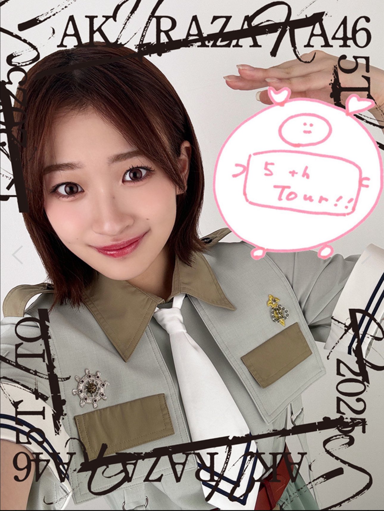 【直筆サイン】縁日　櫻坂46　小島凪沙 5TH TOUR 2025 櫻坂46 5th ツアー 2025 ランダム缶バッジ 小島凪紗 - メルカリ