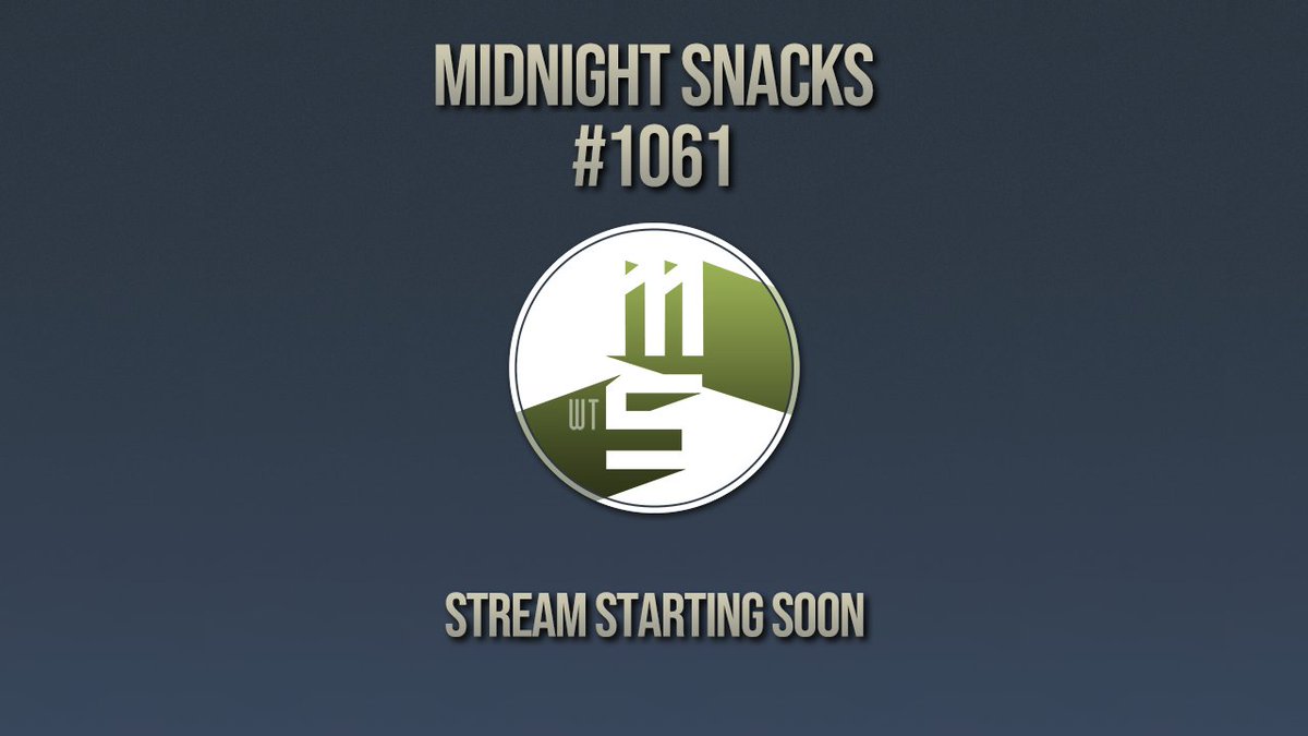 MidnightSnacks's tweet image. Midnight Snacks is live!
Tune in at twitch.tv/MidnightSnacks…
and join us on Discord at discord.midnightsnacks.fm