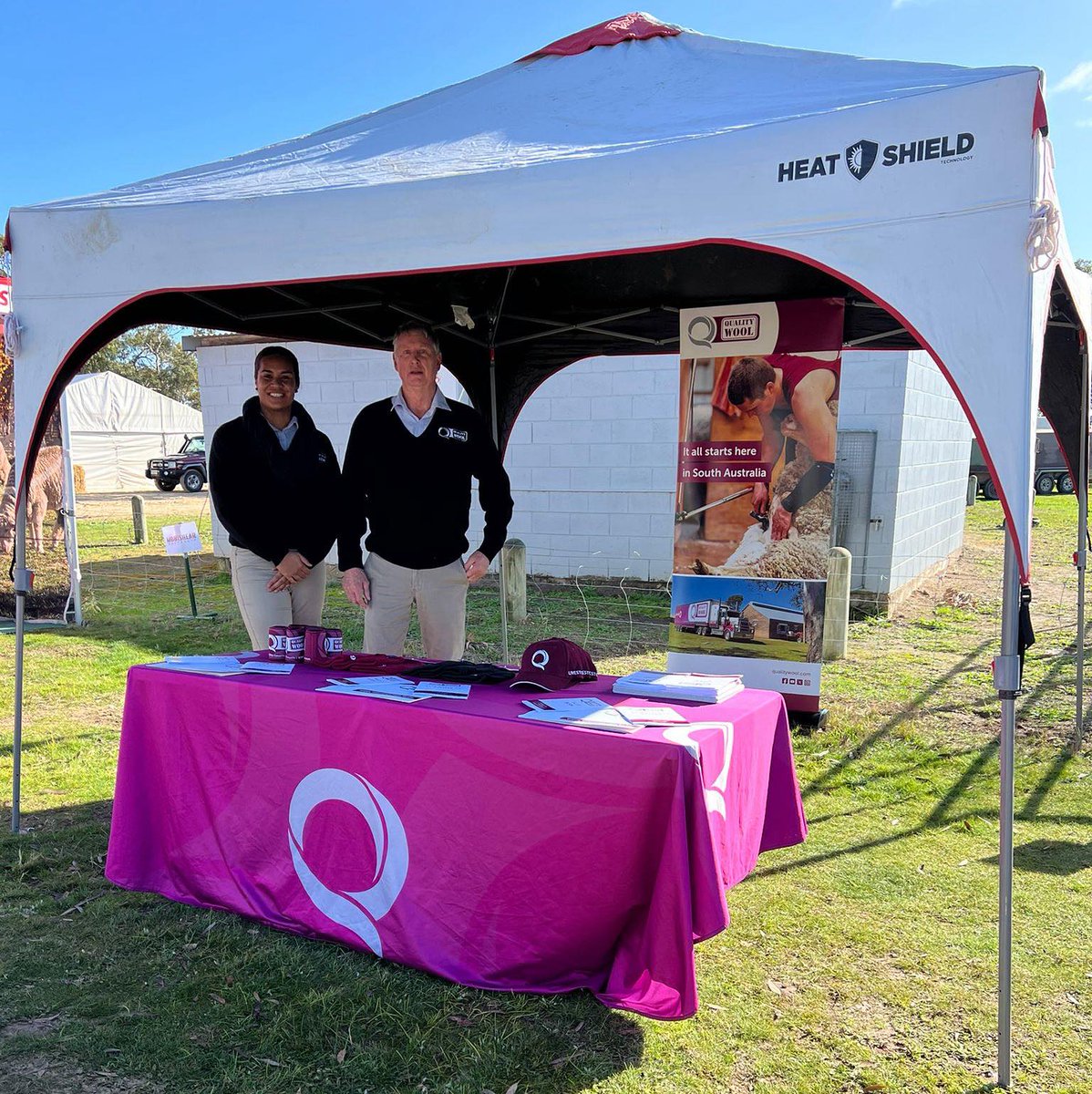 📍 WE’RE in Keith today at the South East Merino Field Day, supporting stud clients ahead of ram sale season - come say g’day 👋