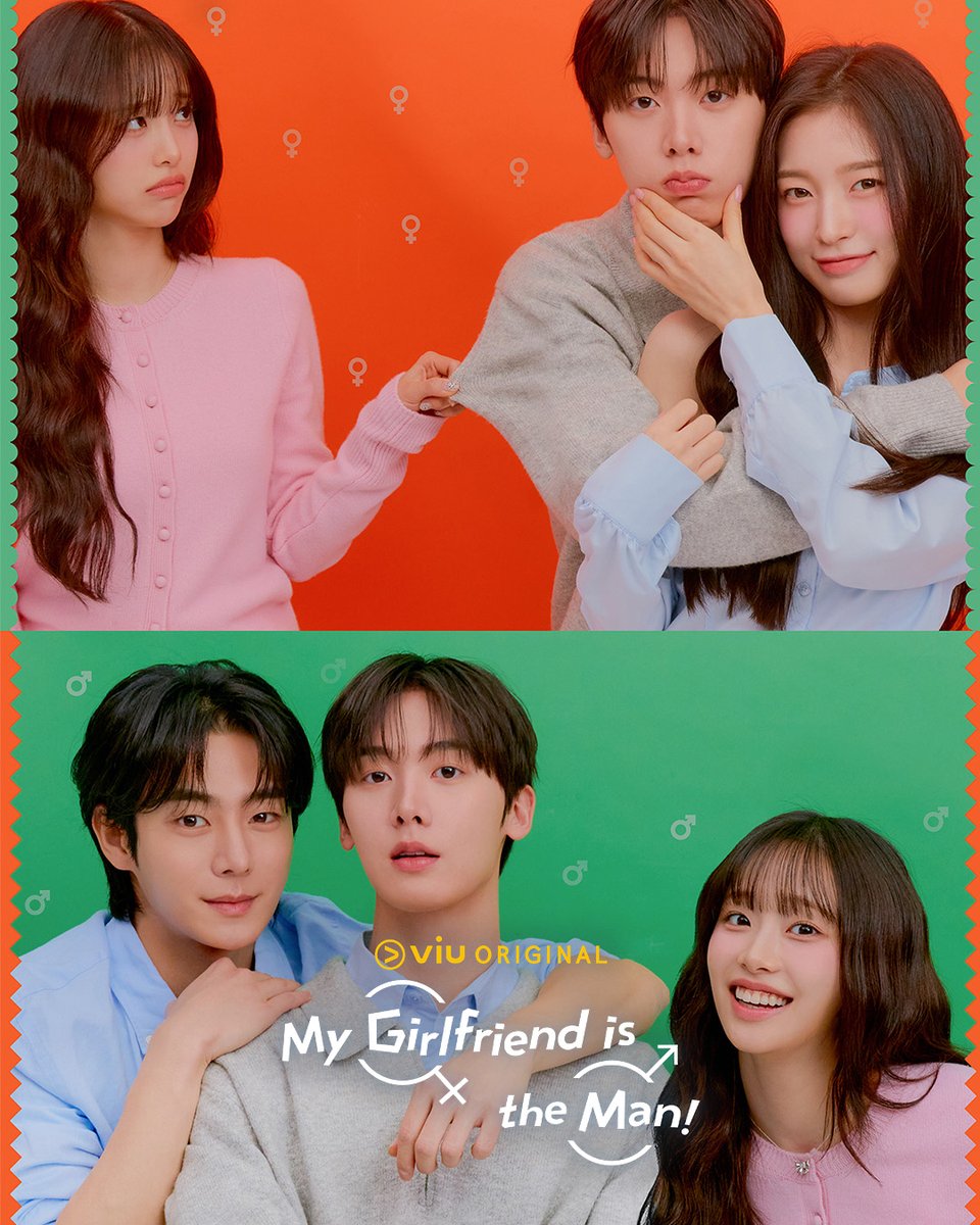 ViuSG's tweet image. 𝗖𝗮𝘁𝗰𝗵 #ViuOriginal #MyGirlfriendIsTheMan 𝗼𝗻 𝟮𝟯 𝗝𝘂𝗹!
Who did my girlfriend turned into?! 😱😱 When #OhMyGirl ’s #Arin became #YooJungHoo overnight, how is #ASTRO ’s #YoonSanHa going to handle this AND #Chuu ...Guess you'll have to find out then! 😉