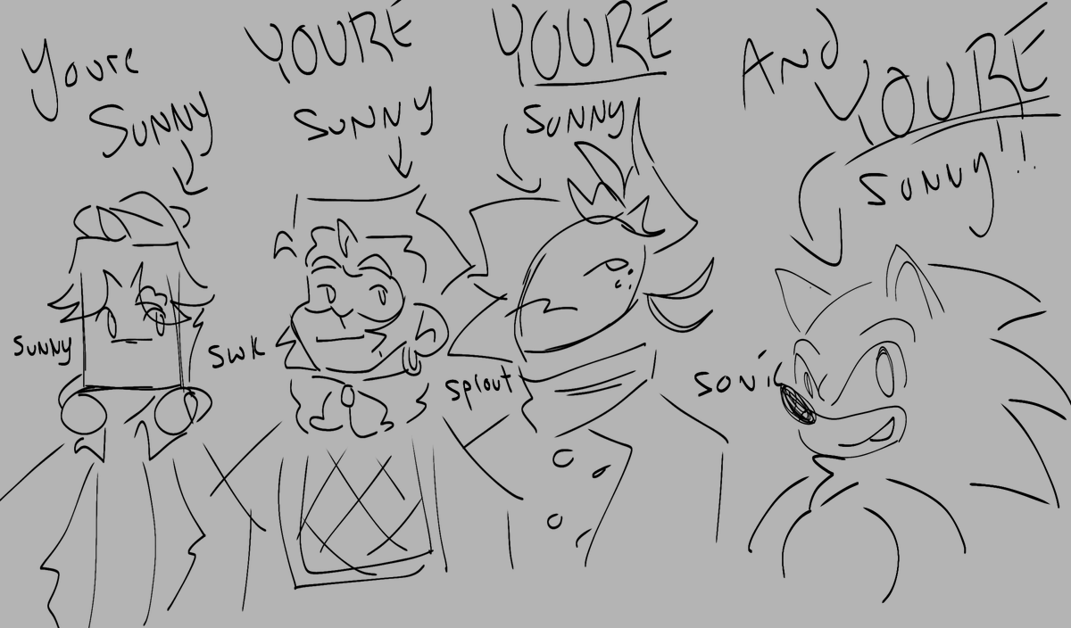 SunnyDSagez's tweet image. Uhhhhhh look behind u peekaboo
(This is kin related not sys related heads up,,,) just thought it was funny