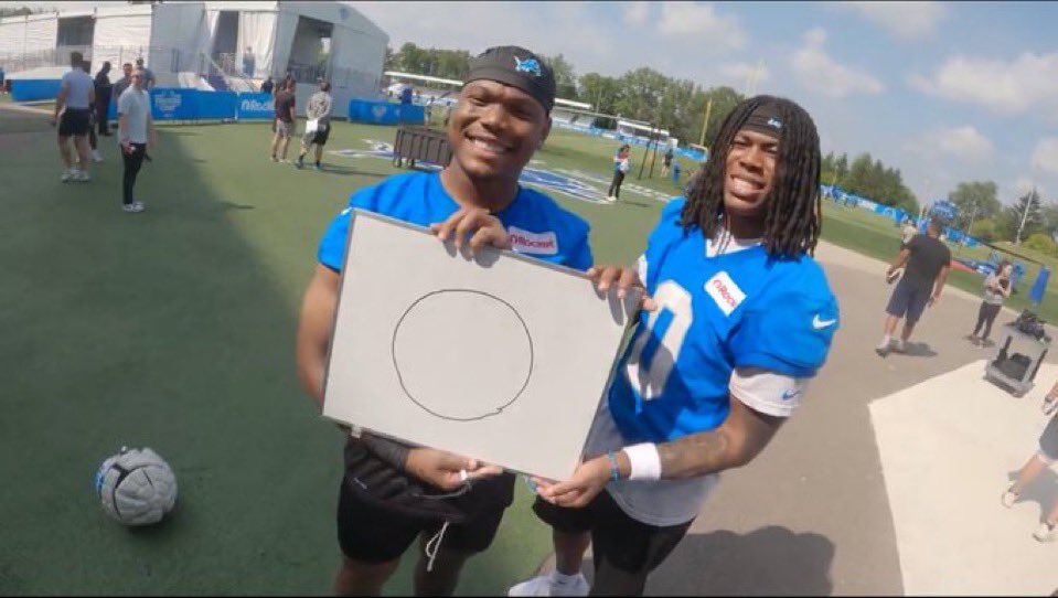 woodwardsports's tweet image. How many running back duos are better than Jahmyr Gibbs & David Montgomery?