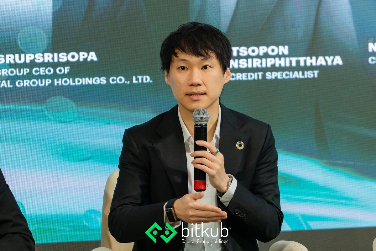 bitkubgroup's tweet image. ประมวลภาพบรรยากาศงานสัมมนา "THE FUTURE OF FUNDRAISING" ภายใต้หัวข้อ "TOKENIZED DEBT INSTRUMENTS" ซึ่งเป็นการเปิดมุมมองใหม่แห่งอนาคตของการระดมทุนที่น่าสนใจ โดยมุ่งเน้นการแปลงสินทรัพย์ในโลกจริงให้เป็นโทเคนดิจิทัล (Tokenization) และการระดมทุนผ่านโทเคนดิจิทัลบนระบบบล็อกเชน (ICO)…