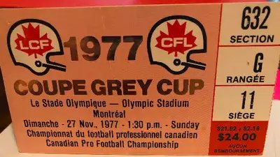 CFLLATENEWS's tweet image. $10 would get you a pack of cigs or a Grey Cup ticket in 1977.
Choose wisely.
#CFL
