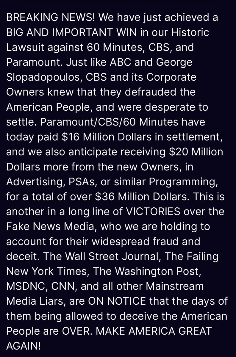 HankishTwitZone's tweet image. The more fake MSM like @CBS lie and slander @realDonaldTrump the more he wins! Won’t these clowns ever learn?