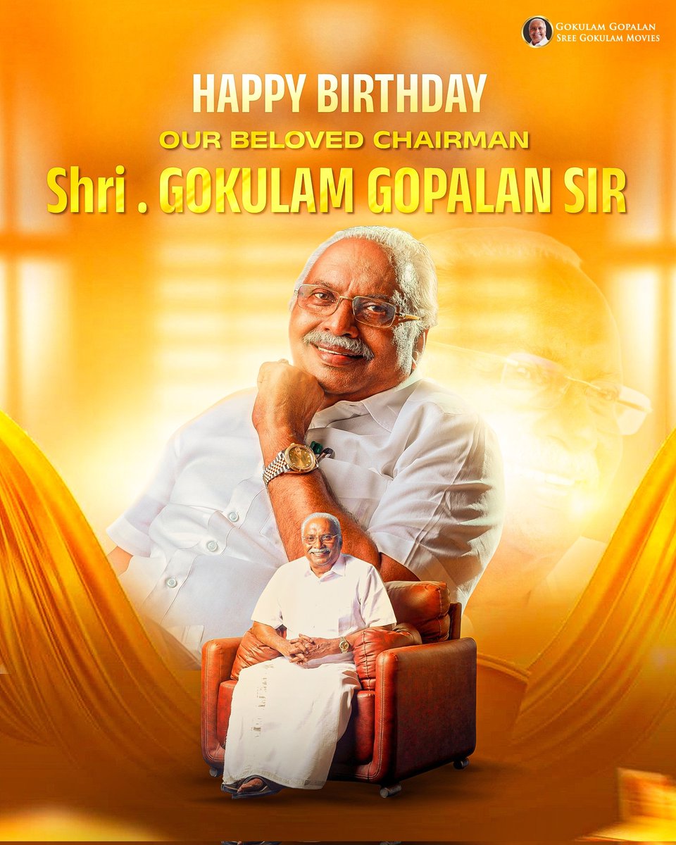 SreeGokulamMovies (@gokulammovies) on Twitter photo Happiest birthday wishes to our beloved chairman <a href="/GokulamGopalan/">Gokulam Gopalan</a> sir 🤍
#SreeGokulamMovies #GokulamGopalan
#HBDGokulamGopalan Happiest birthday wishes to our beloved chairman <a href="/GokulamGopalan/">Gokulam Gopalan</a> sir 🤍
#SreeGokulamMovies #GokulamGopalan
#HBDGokulamGopalan