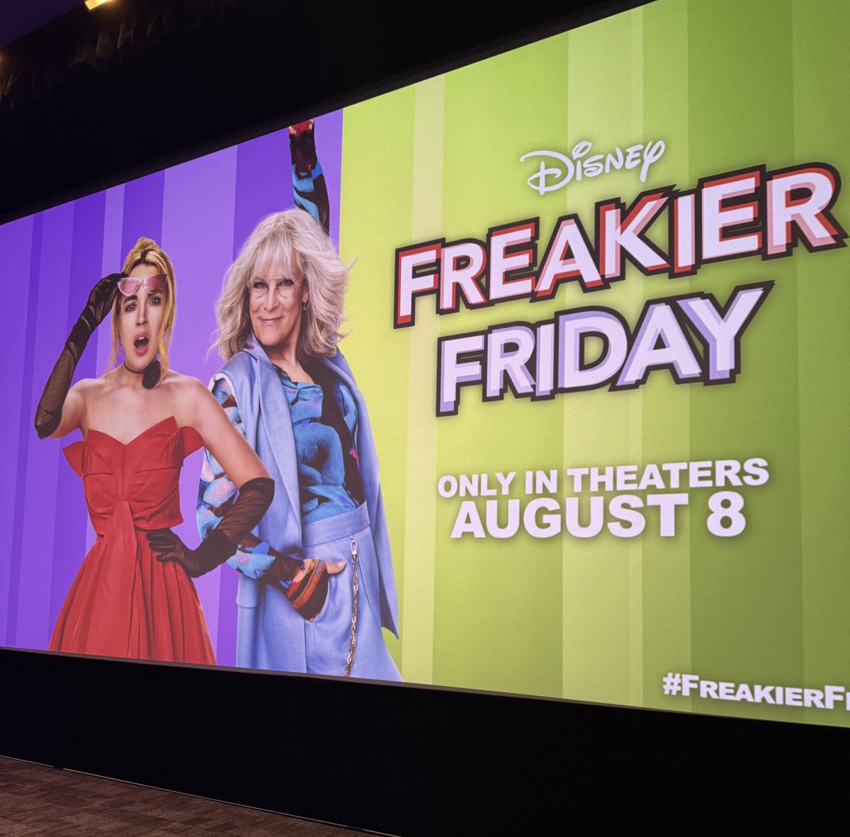 BrandonDavisBD's tweet image. #FreakierFriday is great. I was howling.
Jamie Lee Curtis is having the time of her life and it’s a blast to watch. It’s silly and sometimes confusing but hilarious throughout, even touching at times.
Absolutely some of the most fun I’ve had watching a movie this year.