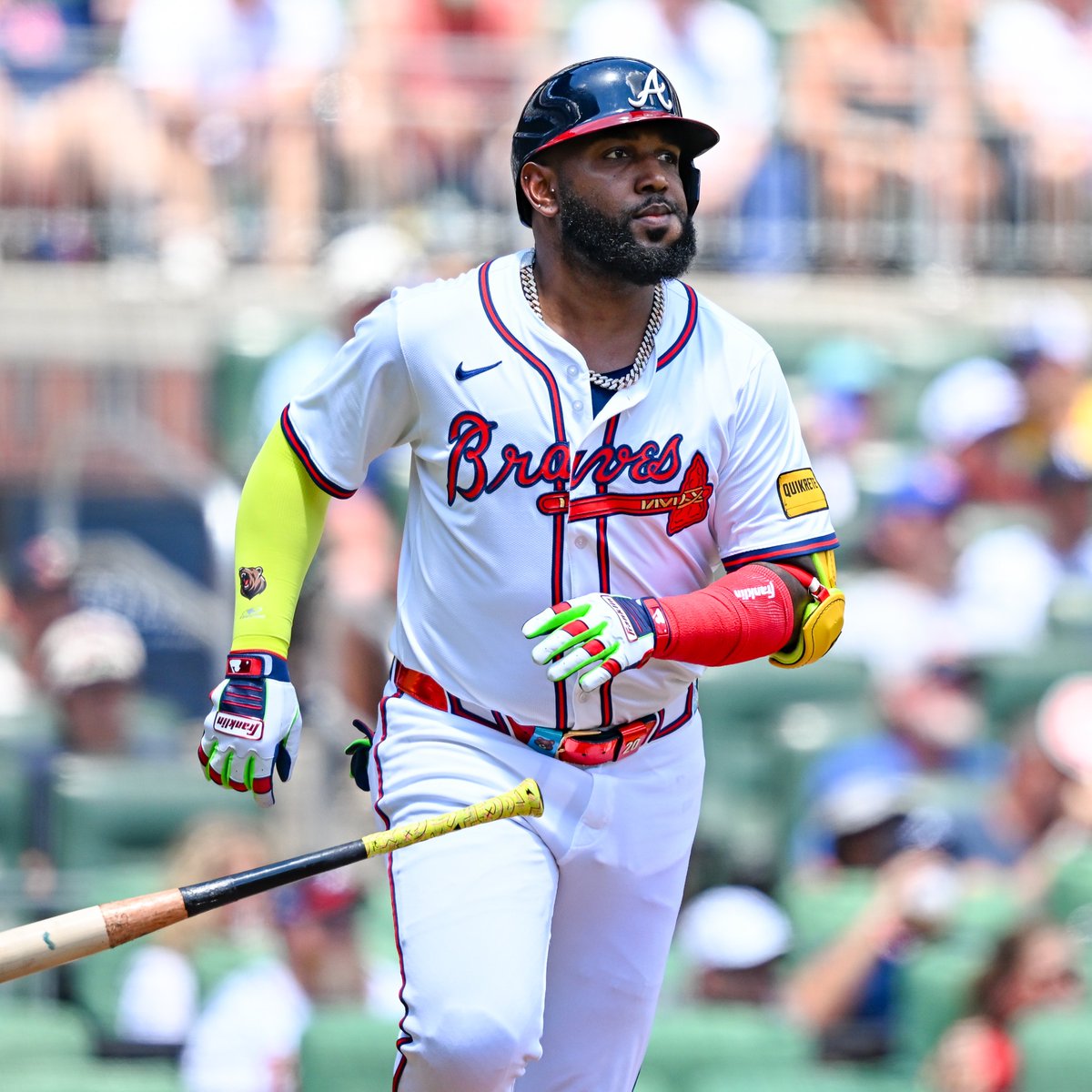 BRWalkoff's tweet image. The Padres are 'very interested' in trading for Marcell Ozuna, per @hgomez27